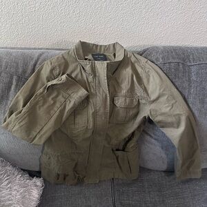 Love Tree Olive Green Lightweight Anorak Jacket